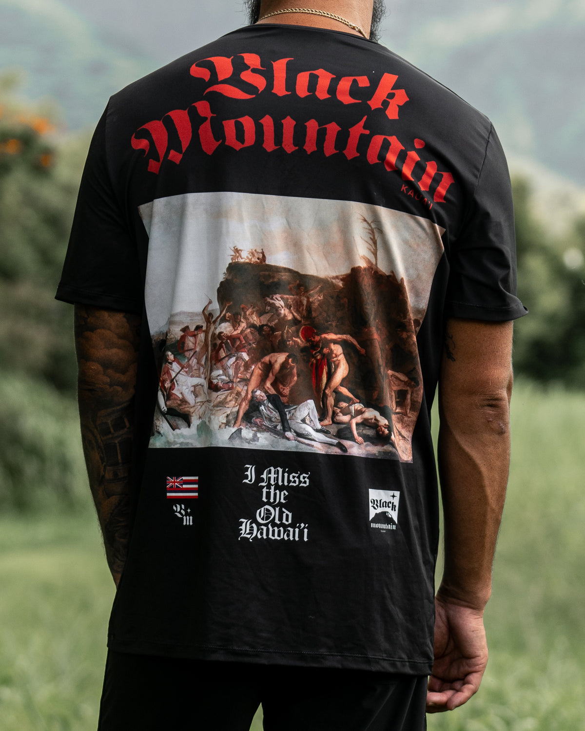 The Old Hawaii SPF Tee | Black Mountain Surf Wax