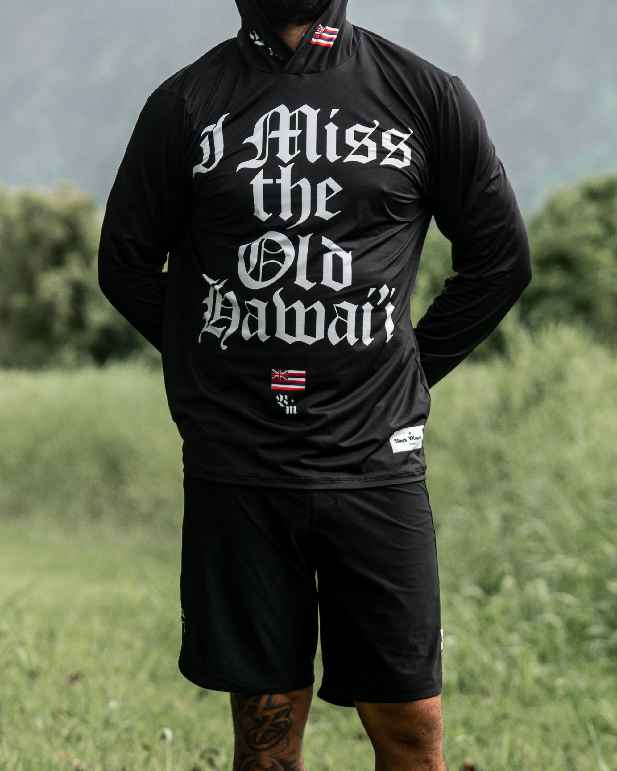 The Old Hawaii SPF Tee | Black Mountain Surf Wax