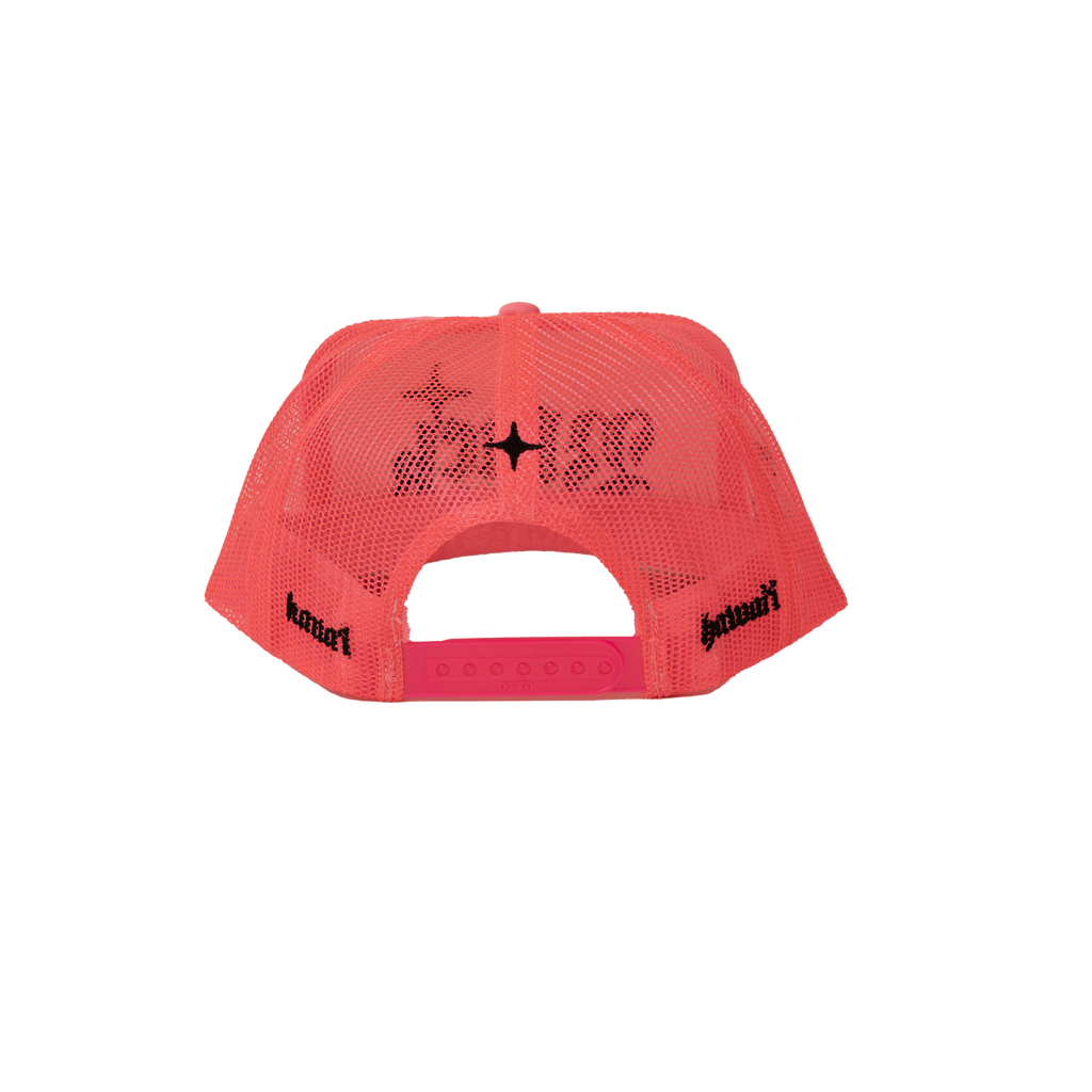 The Black Mountain Mesh Snapback Hat — Hi Vis Pink