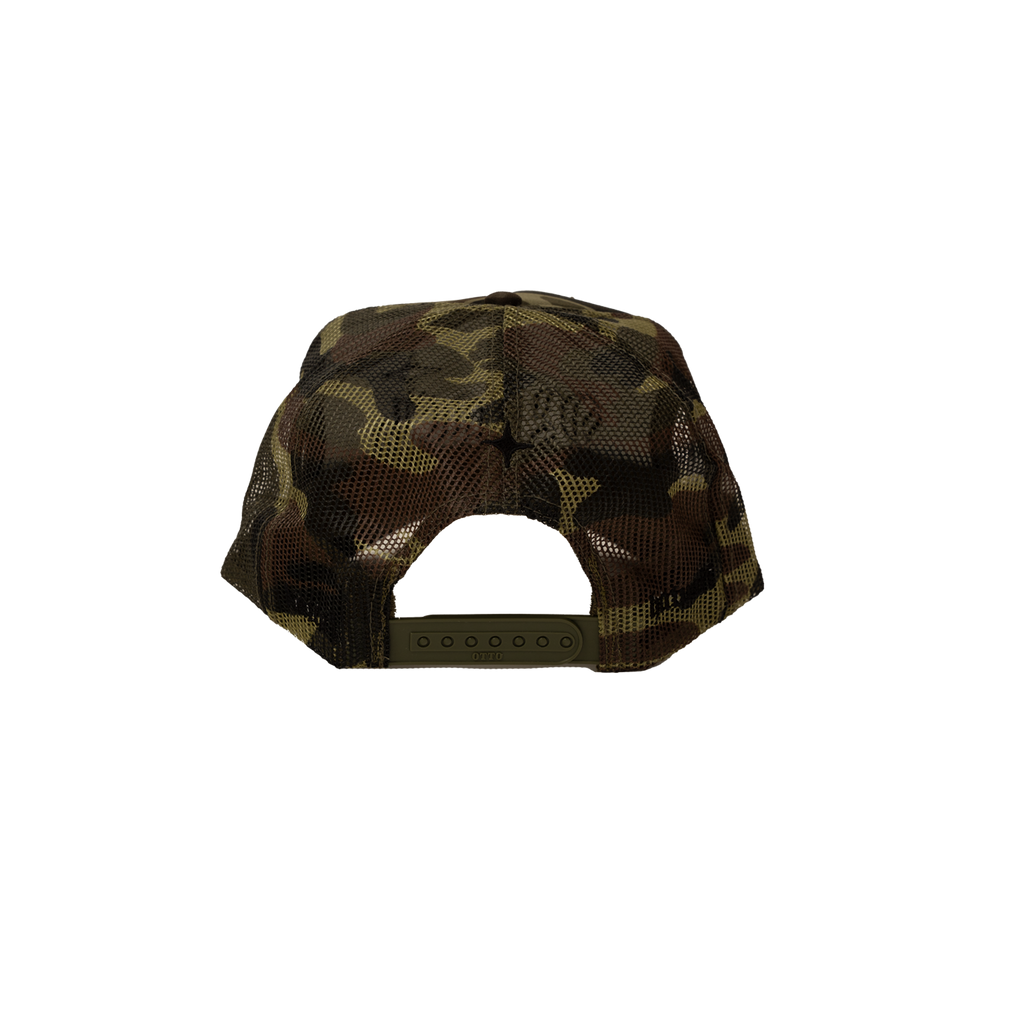 The Black Mountain Mesh Snapback Hat — Camouflage