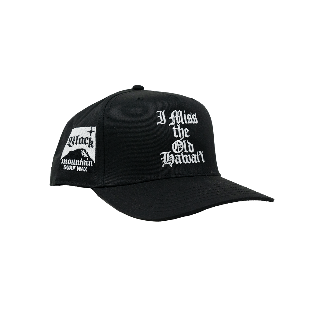 The Old Hawaii Snapback Hat — Black