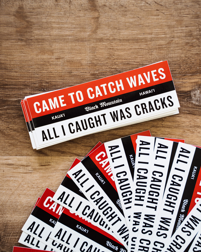 The Catch Cracks Sticker