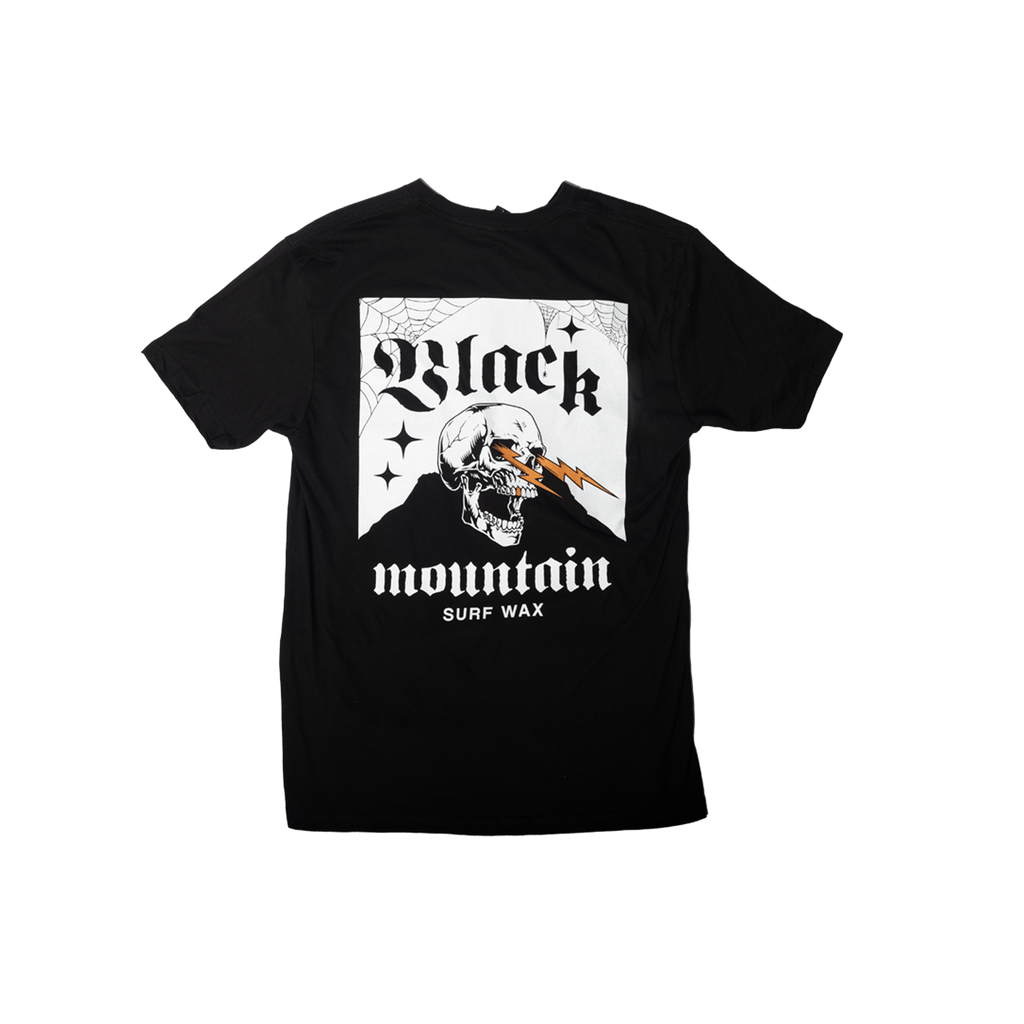 The Skull Mountain Tee — Glow In The Dark — BLACK