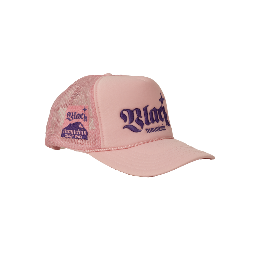 The Black Mountain Mesh Snapback Hat — Soft Pink