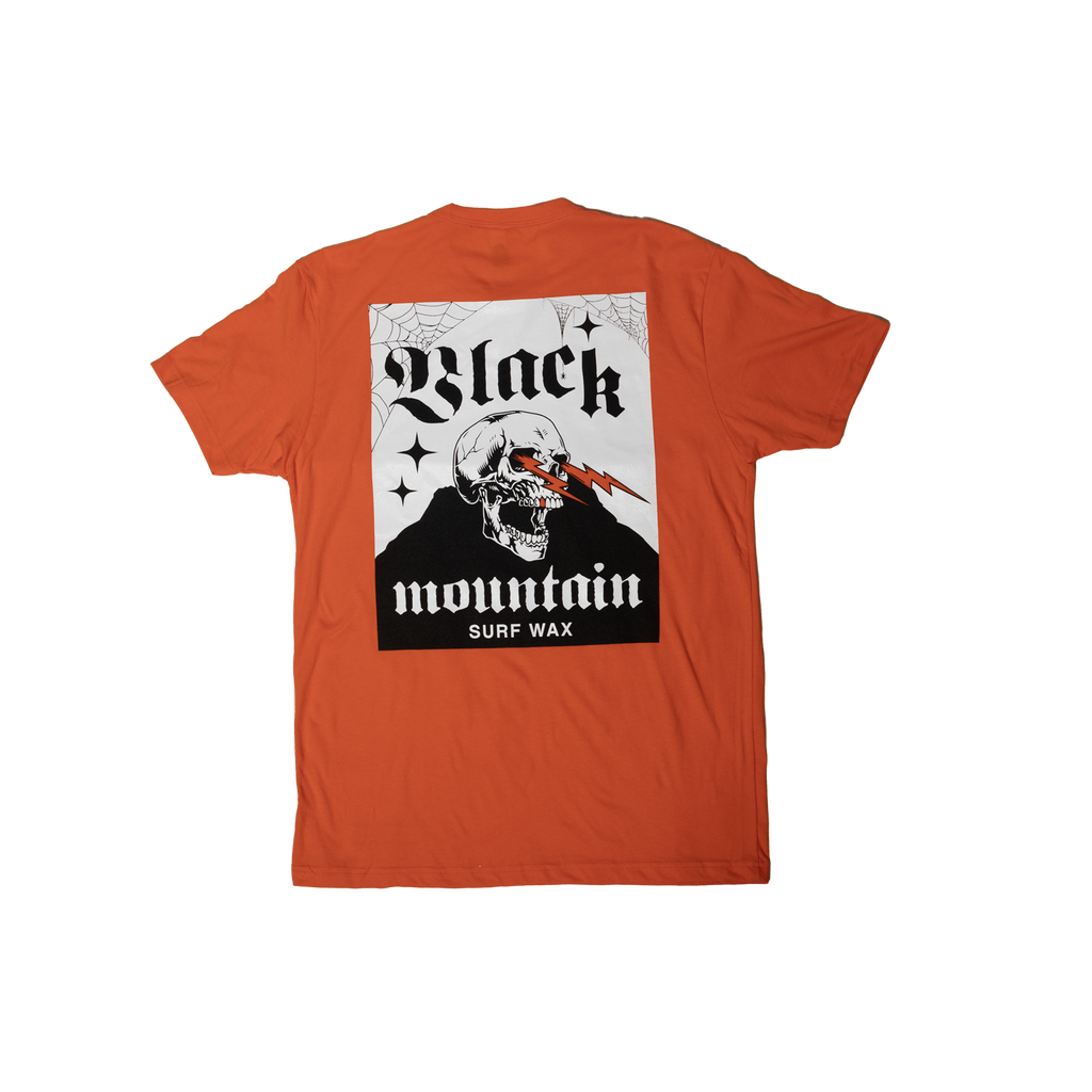 The Skull Mountain Tee — Glow In The Dark — ORANGE