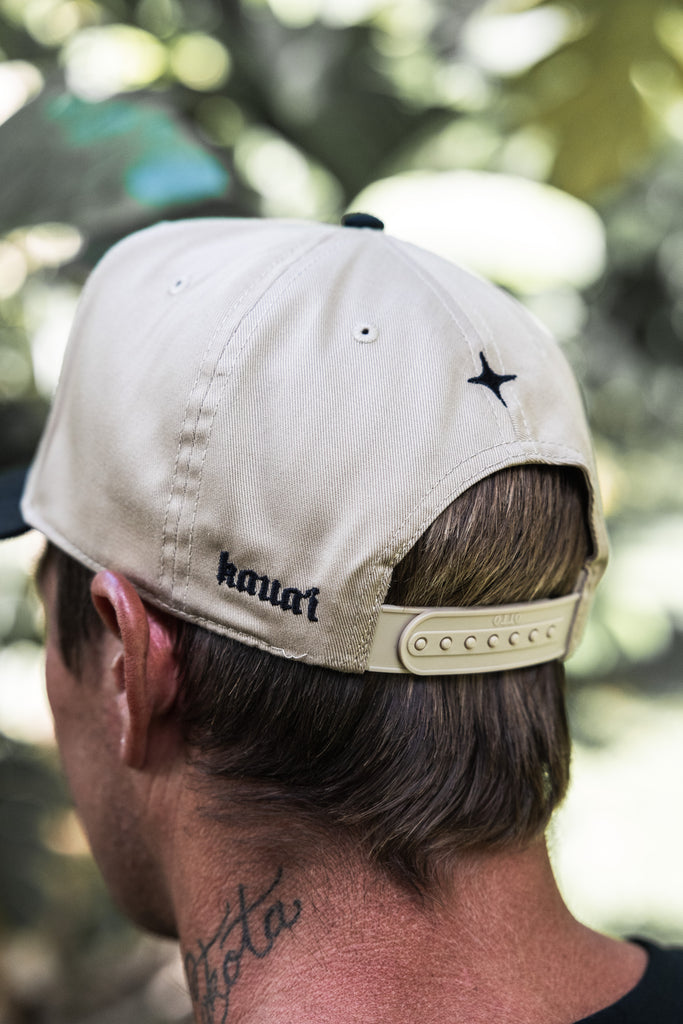 The Black Mountain Snapback Hat — Black and Gold