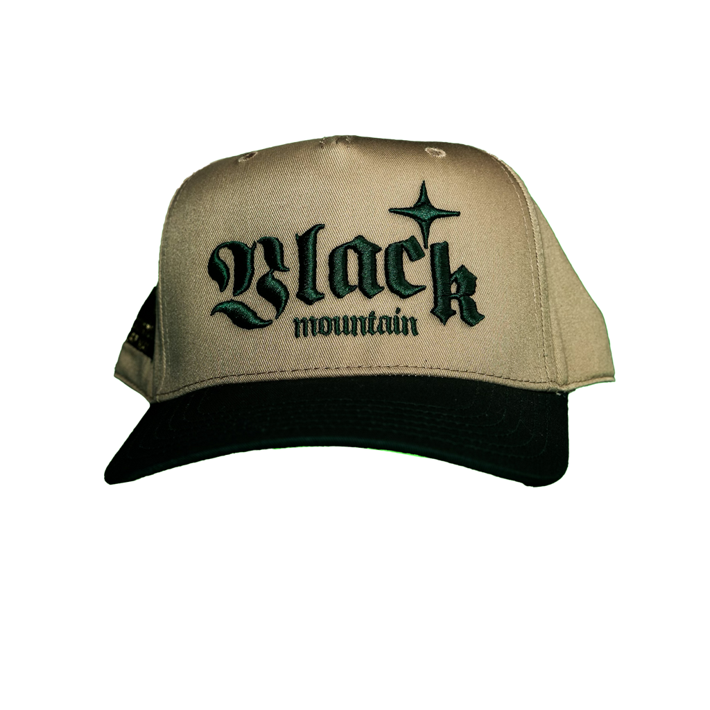 The Black Mountain Snapback Hat — Emerald Mountain