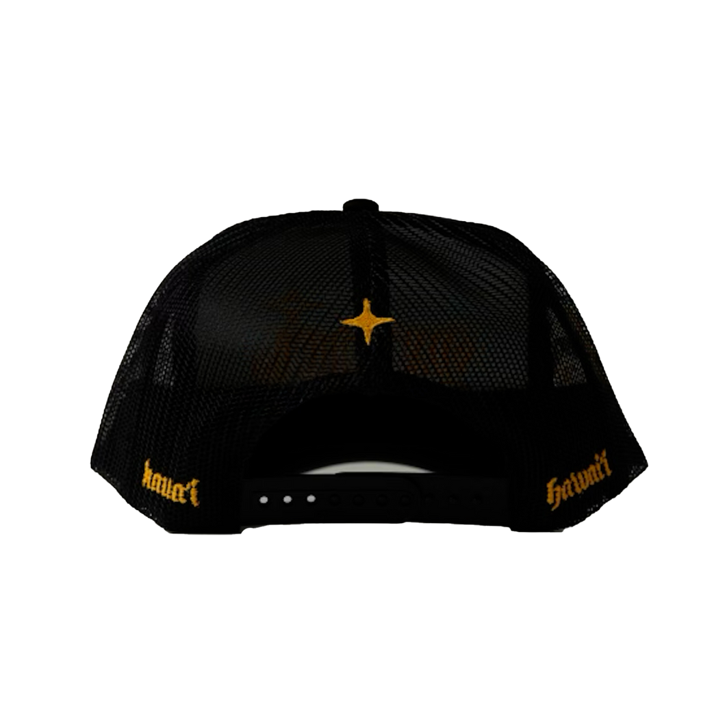 The Black Mountain Mesh Snapback Hat — Captain